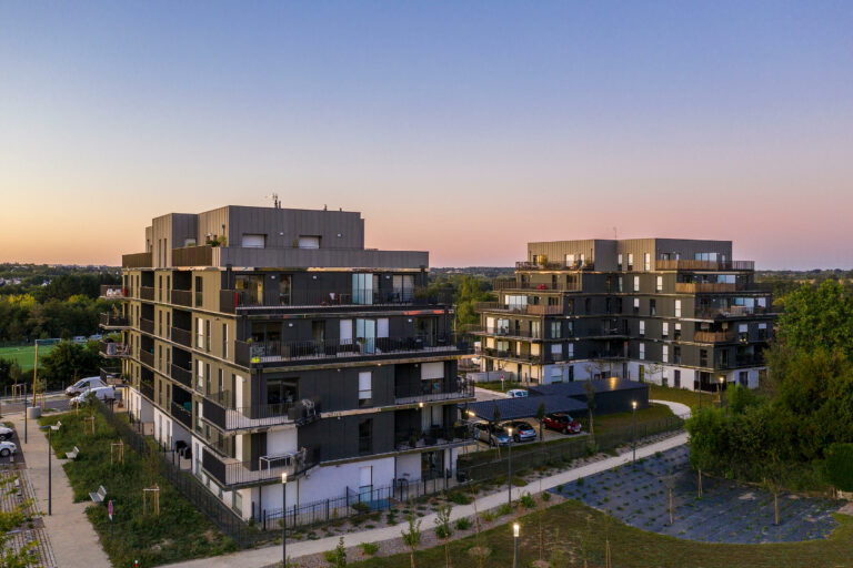 photographe architecture à Rennes - vue drone